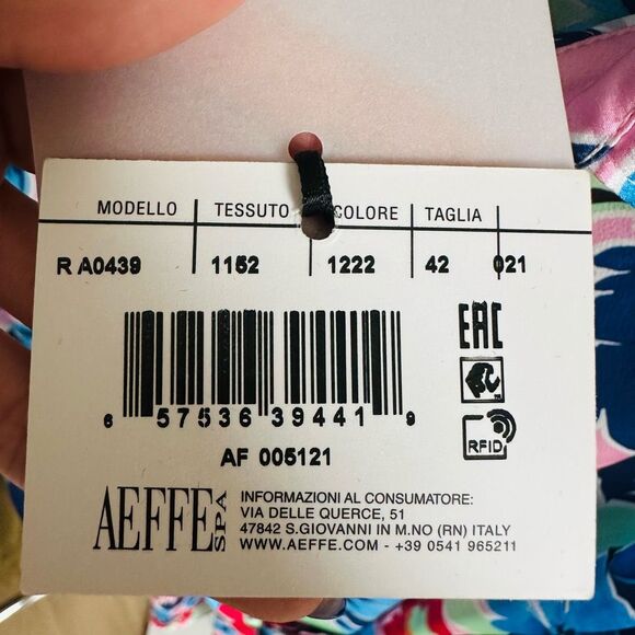 Boutique Moschino Floral Button-Up Shirt Dress Size 42 IT $455 MSRP - Picture 4 of 10